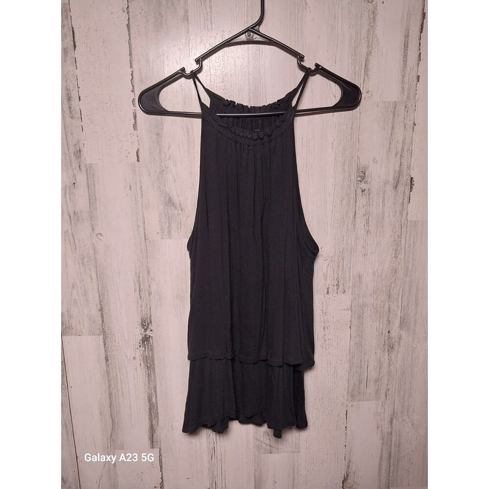 Loft Black Tank Halter Top Womens Size Medium